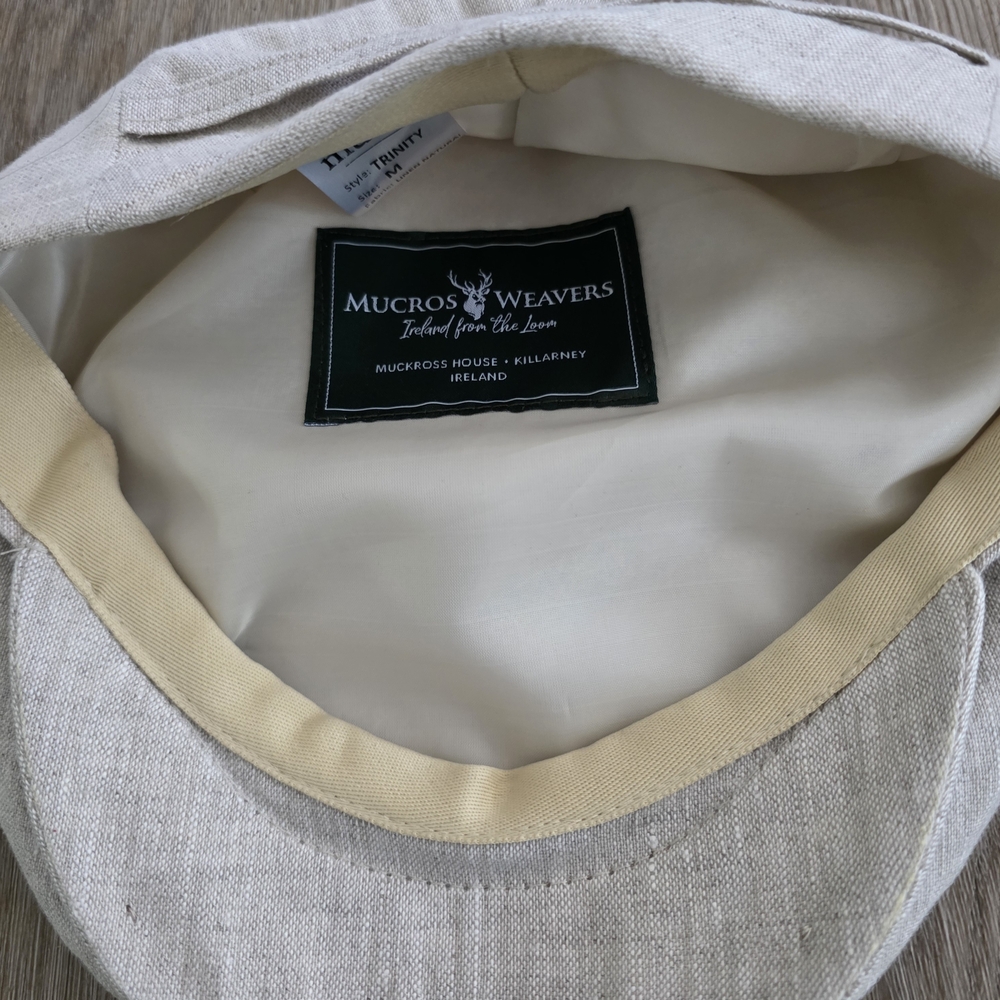 Cream Flat Cap - image 3